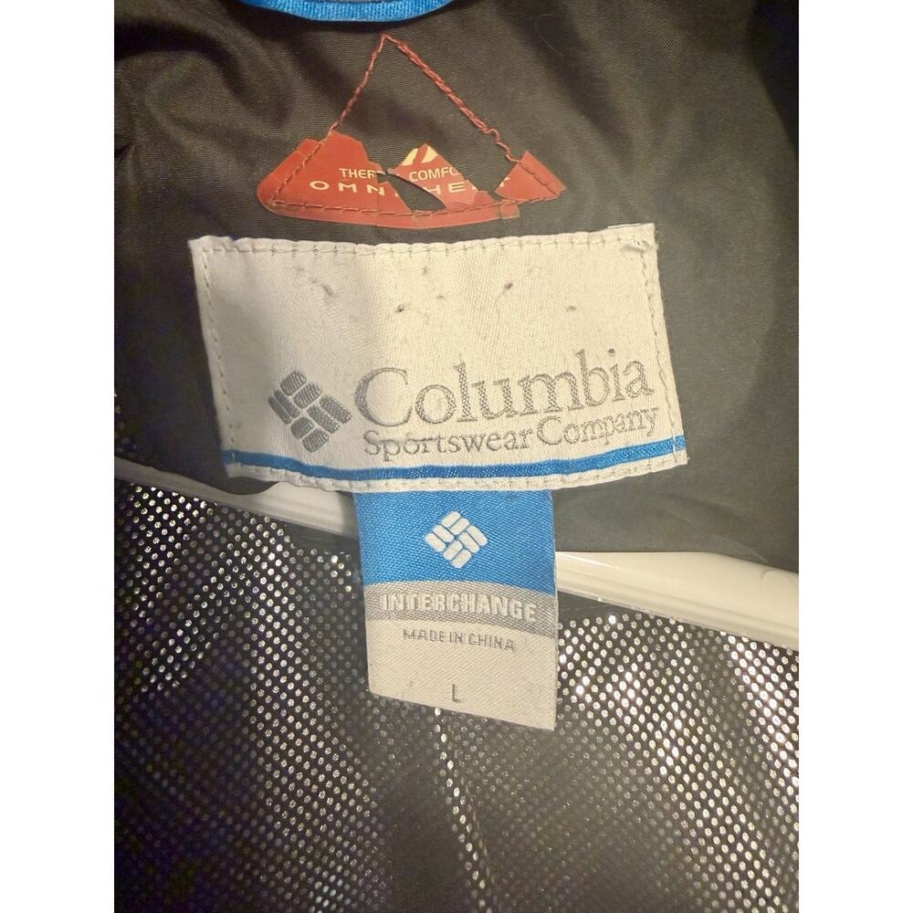 Columbia Whirlibird Interchange Omni-Heat Jacket Blue White Black Men’s L - Picture 8 of 16